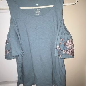 2 american eagle cold shoulder tanks